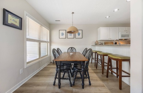 Topsail Beach Villa | Serenity By The Sea - Community Pool, Steps to Beach, King Suite & Bunk Room