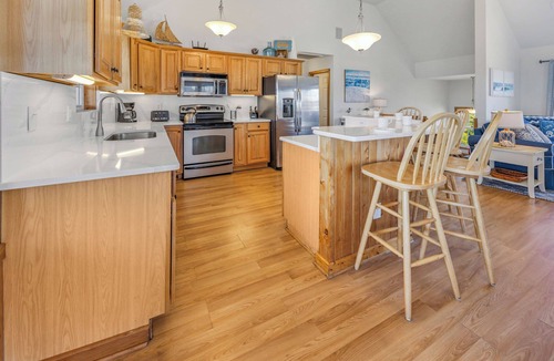 Salvo House | Soundfront with Pool, Hot Tub, Game Room, Direct Windsports Access, Tiki Bar