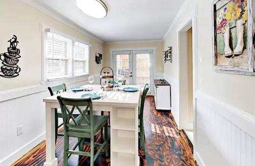 Barnardsville House | Sounds of the creek with your coffee. Beautiful private setting w/great views.