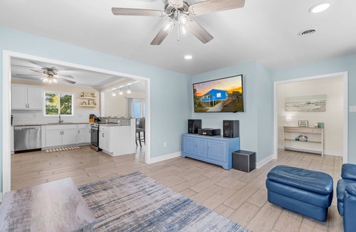Frisco House | Soundside Dog Friendly Home with Hot Tub, Community Pool and Tennis/Pickleball