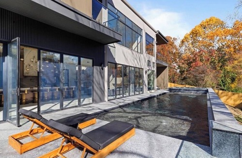 Marietta House | Spacious 7-Bedroom Gated Modern Estate In Charming Marietta With Pool