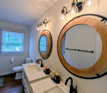 Cary House | Spacious Cary Home Gym, Game Room, Huge Fenced Yard!