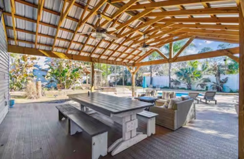 St. Augustine House | Spacious Coastal Home in St. Augustine Pool, Outdoor Oasis & Private Suite