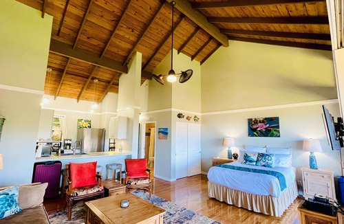 Maunaloa House | Spacious King studio in Paniolo Hale at Kepuhi Beach with amazing ocean views