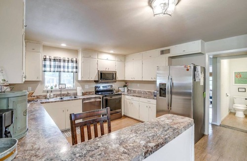 Laguna Park House | Spacious Lakeview Oasis with Pool + Hot Tub