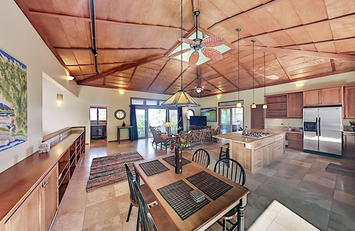 Keaau House | Spacious ocean-view getaway steps to coast with WiFi, patio