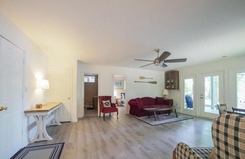 Bumpass House | Spacious pet friendly waterfront house with patio & grill