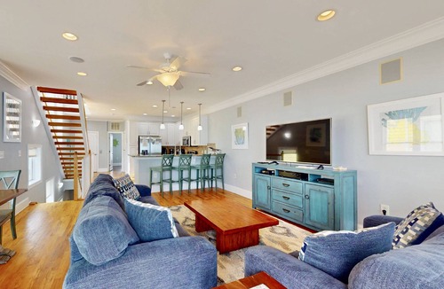 Wilmington Beach House | Spacious Retreat w/Elevator, Ocean Views, Tiki Bar, Short Walk to the Beach