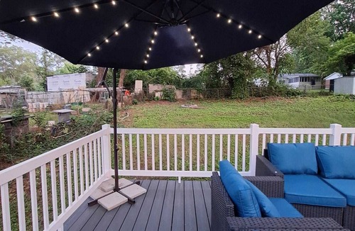 Church Street House | Spacious Riverdale Home with Game Room & Huge Backyard Deck, Close to Airport