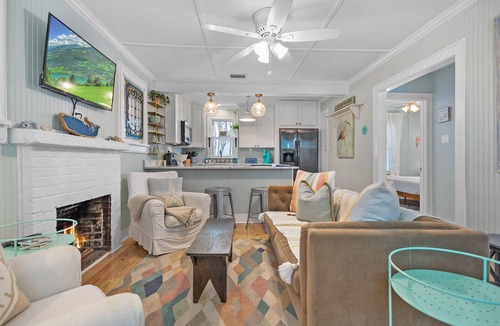 St. Augustine Beach House | Sparkling Pool, By Beach, Outdoor Kitchen, Fire Pit