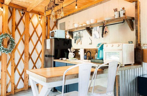 Fancy Gap House | Starlight Yurt- A Romantic Stay w/Hot Tub Views
