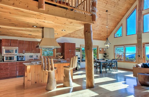 Black Mountain House | Stunning Mountain Cabin with Views and Hot Tub
