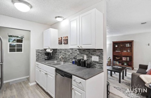 Galindo Condo | Stunning S Lamar Apt | Walk to Music + Bars + Food