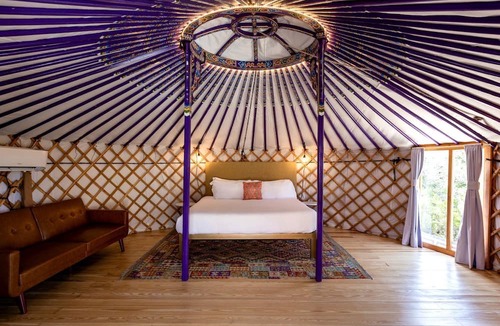 Dripping Springs Cabin | Stunning Yurt for a Romantic Getaway in Dripping Springs, Texas