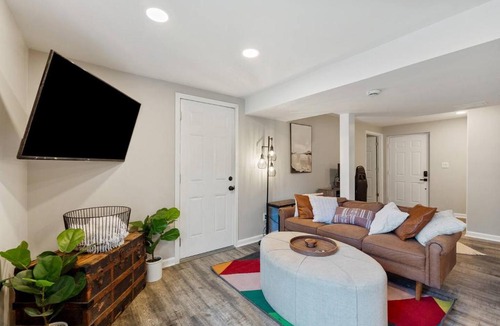 Lewisville Apartment | Stylish 1BR | Fire Pit + Private Patio | Winston
