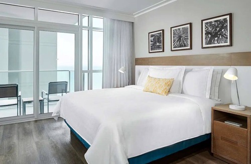 Downtown Myrtle Beach Hotel | Stylish Oceanfront Suite with Balcony and Breathtaking Atlantic Ocean Views