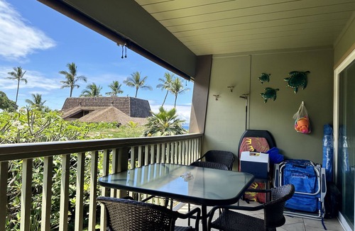 Kihei Condo | Summer DEALS! Partial Ocean View Condo with pool - just steps from the beach.