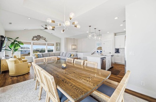 Whalehead Beach House | Summer Moon | 1,615 ft to the beach | Private Pool, Hot Tub, and Dog Friendly
