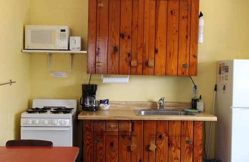 Kingsland Cabin | Sunfish Studio 7: Firepit, Grill, Pet Friendly!