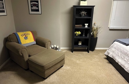 Eudora House | Tall Grass Haven, a charming 2-bedroom home in peaceful Eudora