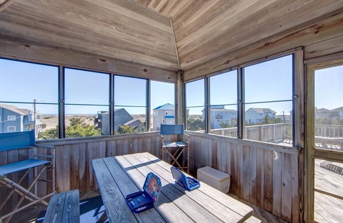 Salvo House | Terrific Ocean Views! Oceanviews, easy beach access, hot tub, & hammock