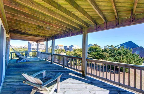 Salvo House | Terrific Ocean Views! Oceanviews, easy beach access, hot tub, & hammock