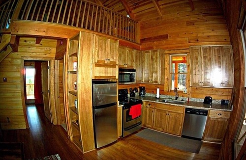 Woodland Cabin | The Cypress Cabin - Solid Wood Log Cabin with Awesome Views!