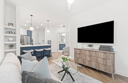 Monroe Ward Apartment | The Opulence 1-Bedroom Apartment - Downtown VCU with Gym, Pool & Parking