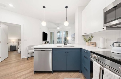 Monroe Ward Apartment | The Opulence 1-Bedroom Apartment - Downtown VCU with Gym, Pool & Parking