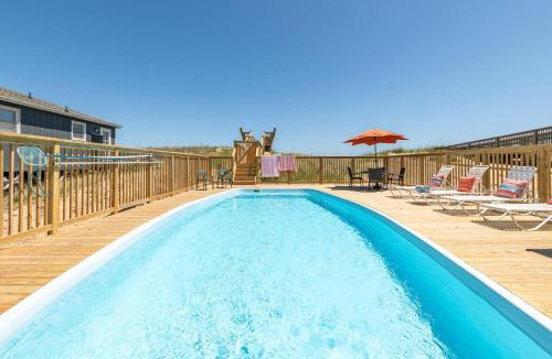 Kill Devil Hills House | The Sweet Spot - KDH MP 7.5, Oceanfront, Ocean View, Pool, Hot Tub, Pets OK, Flex Stays