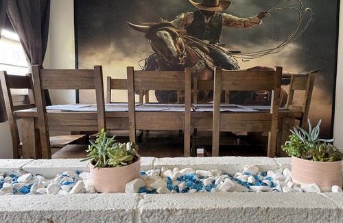 Jefferson House | This spacious 4-BDRM, 2-BA home is a western YeeHaw Haven