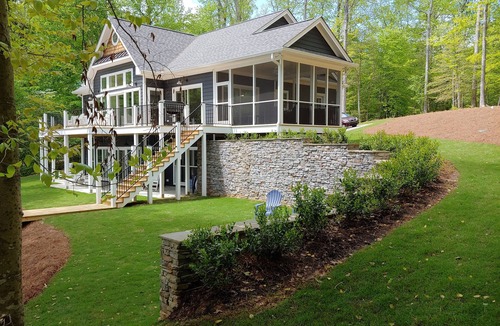 Morristown House | Toes in the Water at Lake Gaston - Lake Front Custom Home on Large Cove