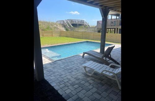 Ocean Ridge House | Topsail Sanctuary - Oceanfront new build with a pool and hot tub