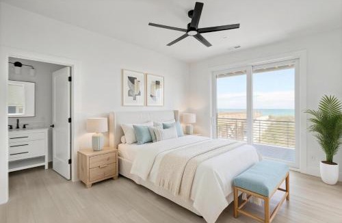 Ocean Ridge House | Topsail Sanctuary - Oceanfront new build with a pool and hot tub