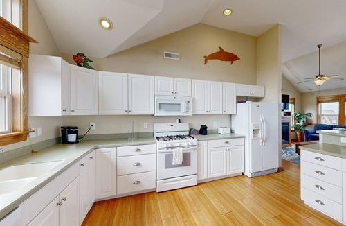 Buxton House | Towering beach house with private pool, hot tub, decks & ocean views