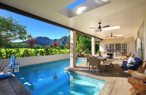 Princeville House | Tranquil Private Getaway w/Pool, Hot Tub & Lanai!