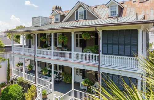 South of Broad House | True Southern Historic Charm by the Battery with Enchanting Charleston Gardens
