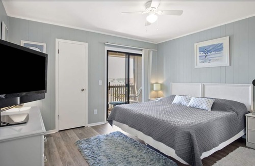 North Myrtle Beach Condo | Turtles Nest - private beach access, inlet/partial ocean views. New kitchen 2025