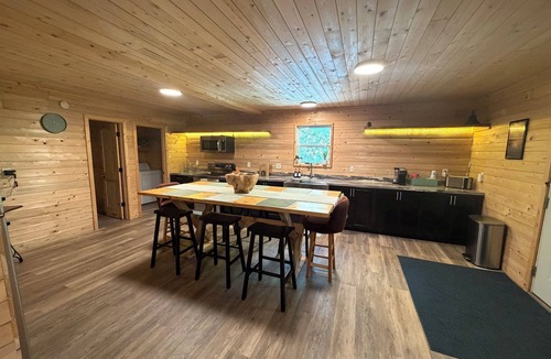 Hawkinsville House | Unique elevated 3-bedroom River House with AC and High Speed Internet,Sleeps 13