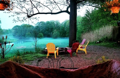 Niles Cabin | Unique Repurposed Barn near Niles for Glamping in Michigan