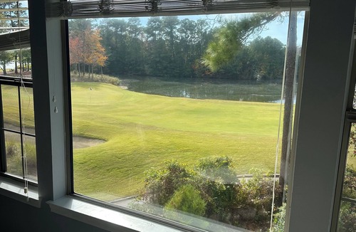 Pawleys Island Villa | Updated 3 bedroom 2 full bath condo on True Blue's Golf Course with water view.