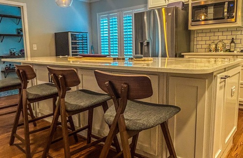 Columbus House | Updated Midtown Retreat with Pool, Huge Kitchen & Family Outdoor Space