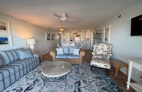 Topsail Beach Condo | Updated OCEANFRONT Queen's Grant 3 Bedroom-Pool, Boat Ramp, Dock, Sleeper Sofa