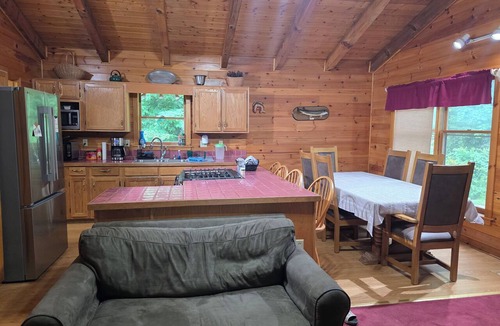 Mortimer Cabin | Very Secluded Home overlooking a Wilson Creek, a Wild and Scenic River.