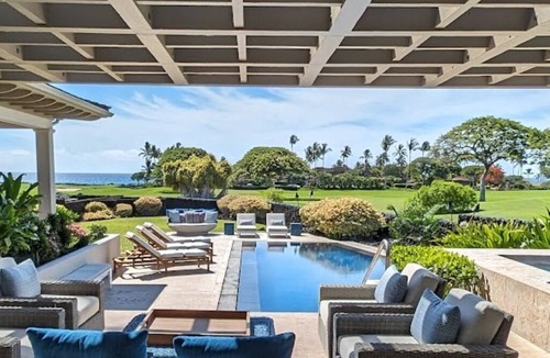 Kaupulehu House | Waiulu Ocean & Golf View Estate Hualalai