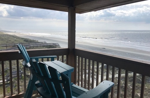 Crescent Beach Condo | Wake up to the sunrise over the Atlantic! Beautiful ocean views from balcony