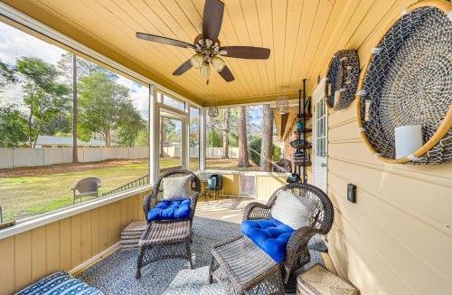 Aiken House | Walk to Powderhouse Polo Fields: Aiken Getaway