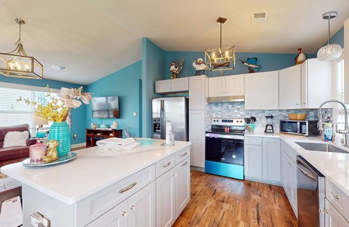 Point Harbor House | Waterfront getaway with sound views, washer/dryer, furnished deck, & AC