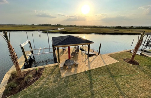 Surf City House | Waterfront home-MultiFamily Paradise! Gorgeous Sunset and marsh views! Pets OK!