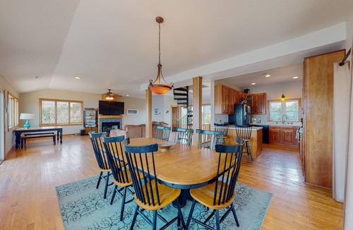 Sunset Village House | Waterfront home with pool, private hot tub, ocean view, W/D & AC - dog-friendly